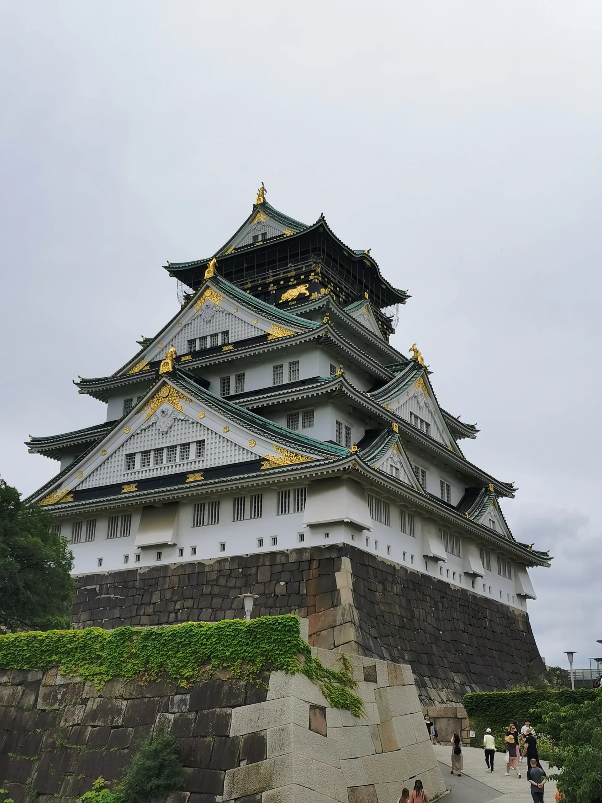 Photo du château d’Osaka vu de l’extérieur