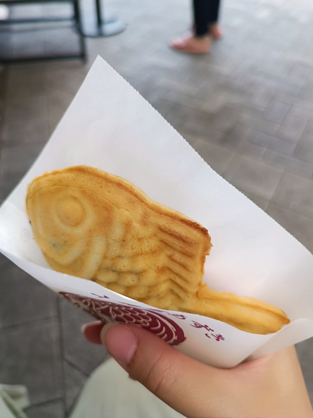 Pâtisserie japonaise taiyaki fourée à la pâte d’haricot rouge azuki